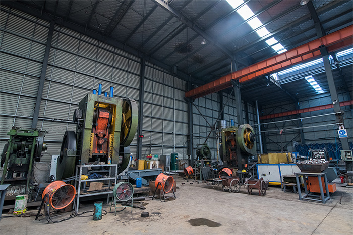 钦州网架配件-锥头加工车间